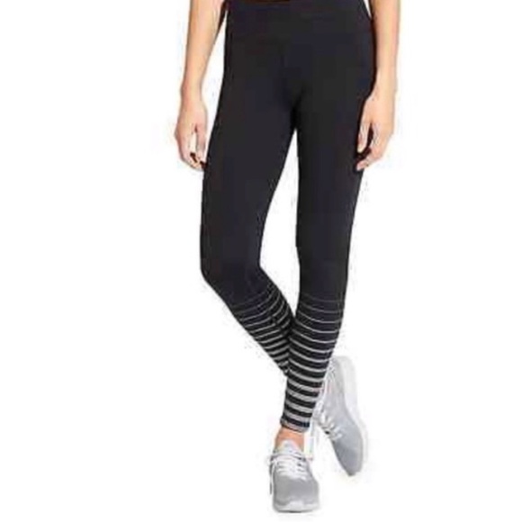 Athleta Pants - Athleta Shine Stripe Sonar Full Length
